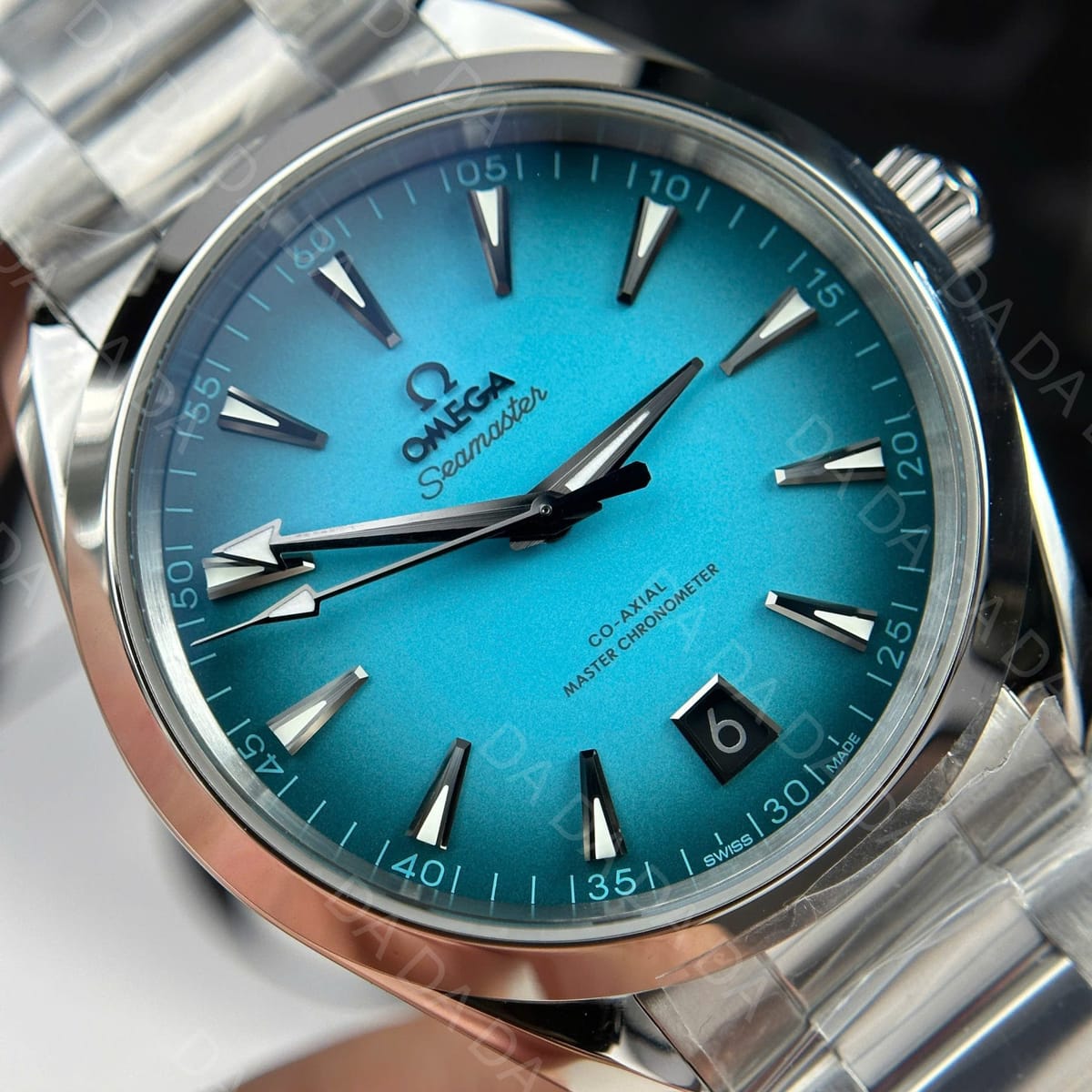 오메가 씨마스터 아쿠아테라 코액시얼 블루 41mm 5