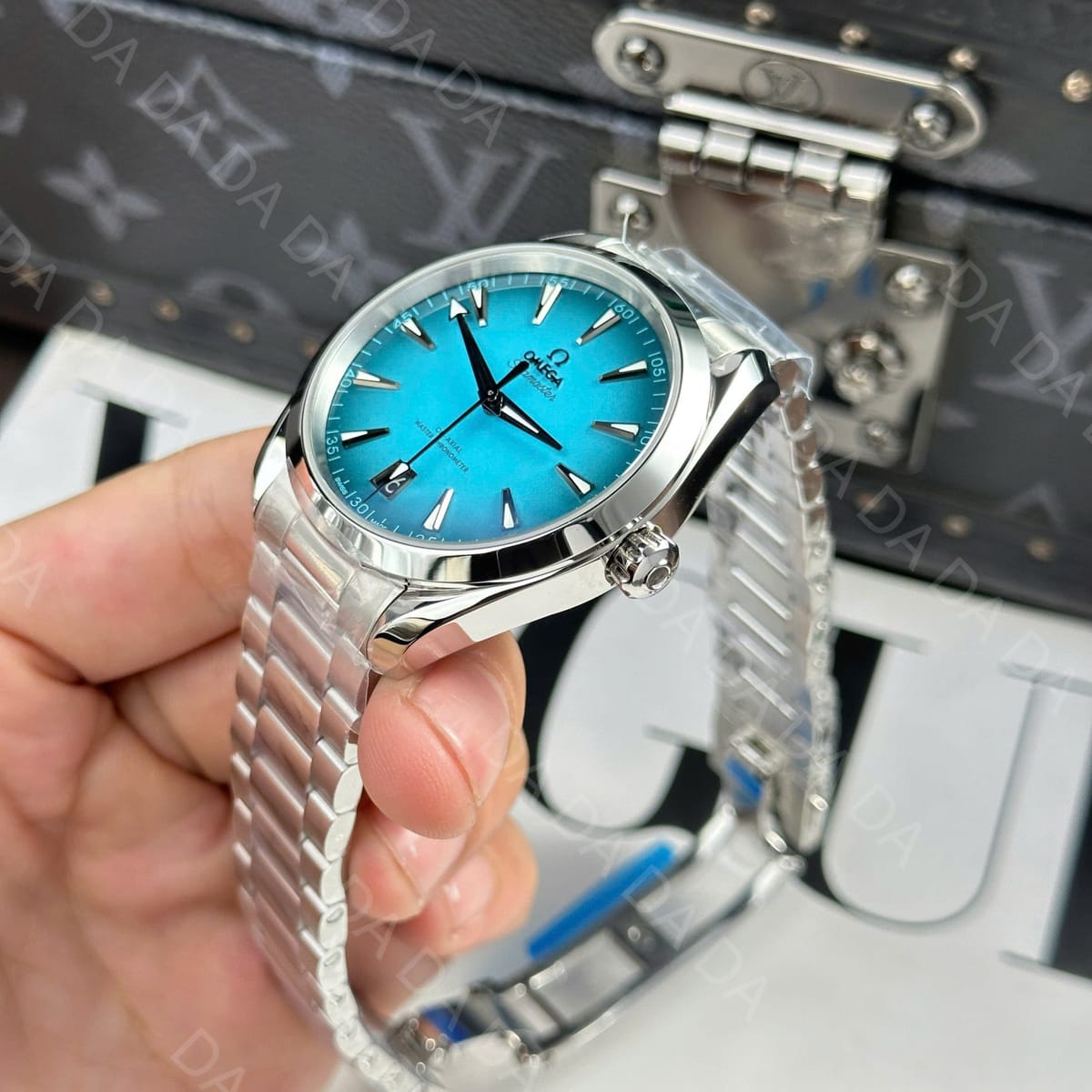 오메가 씨마스터 아쿠아테라 코액시얼 블루 41mm 8