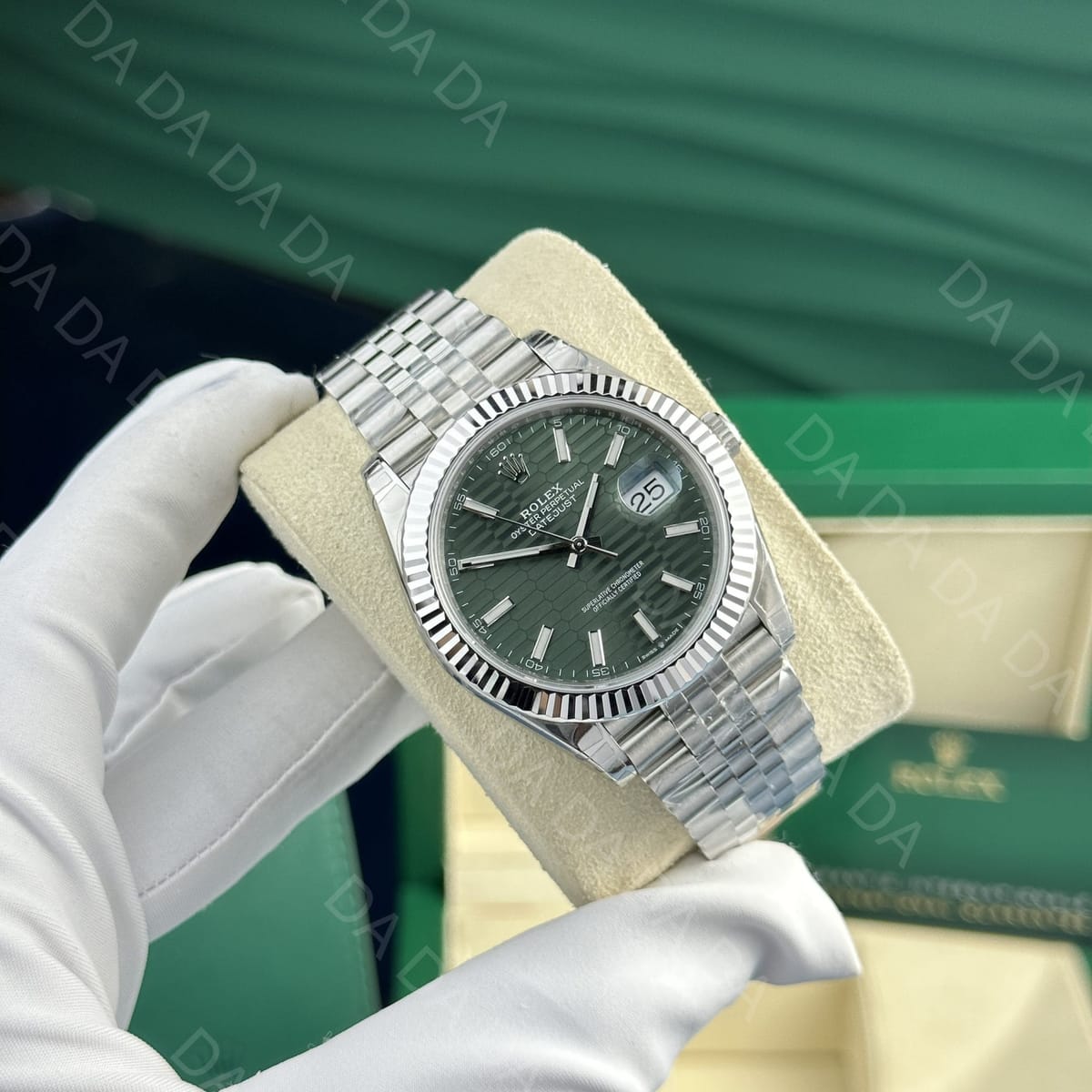 롤렉스 데이저스트 모티프 그린다이얼 41mm 3