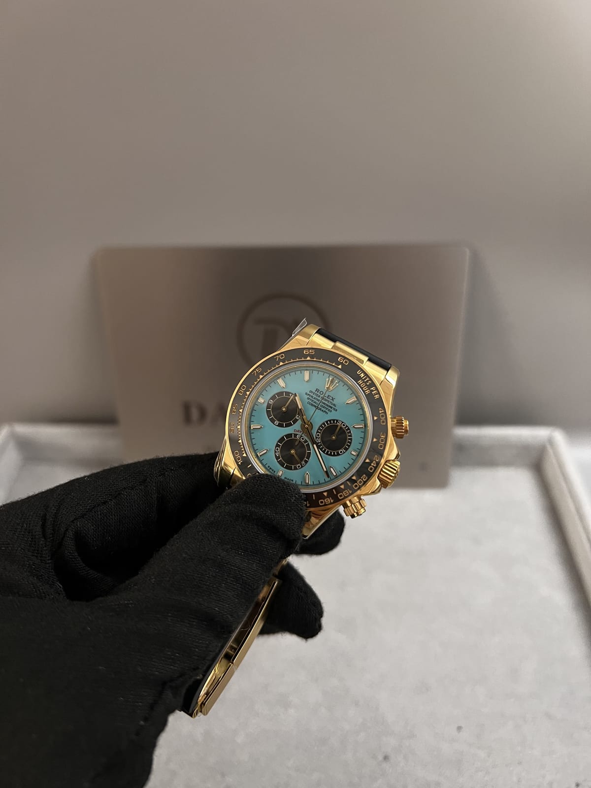 롤렉스 데이토나 금통 블루판 러버밴드 40mm 11
