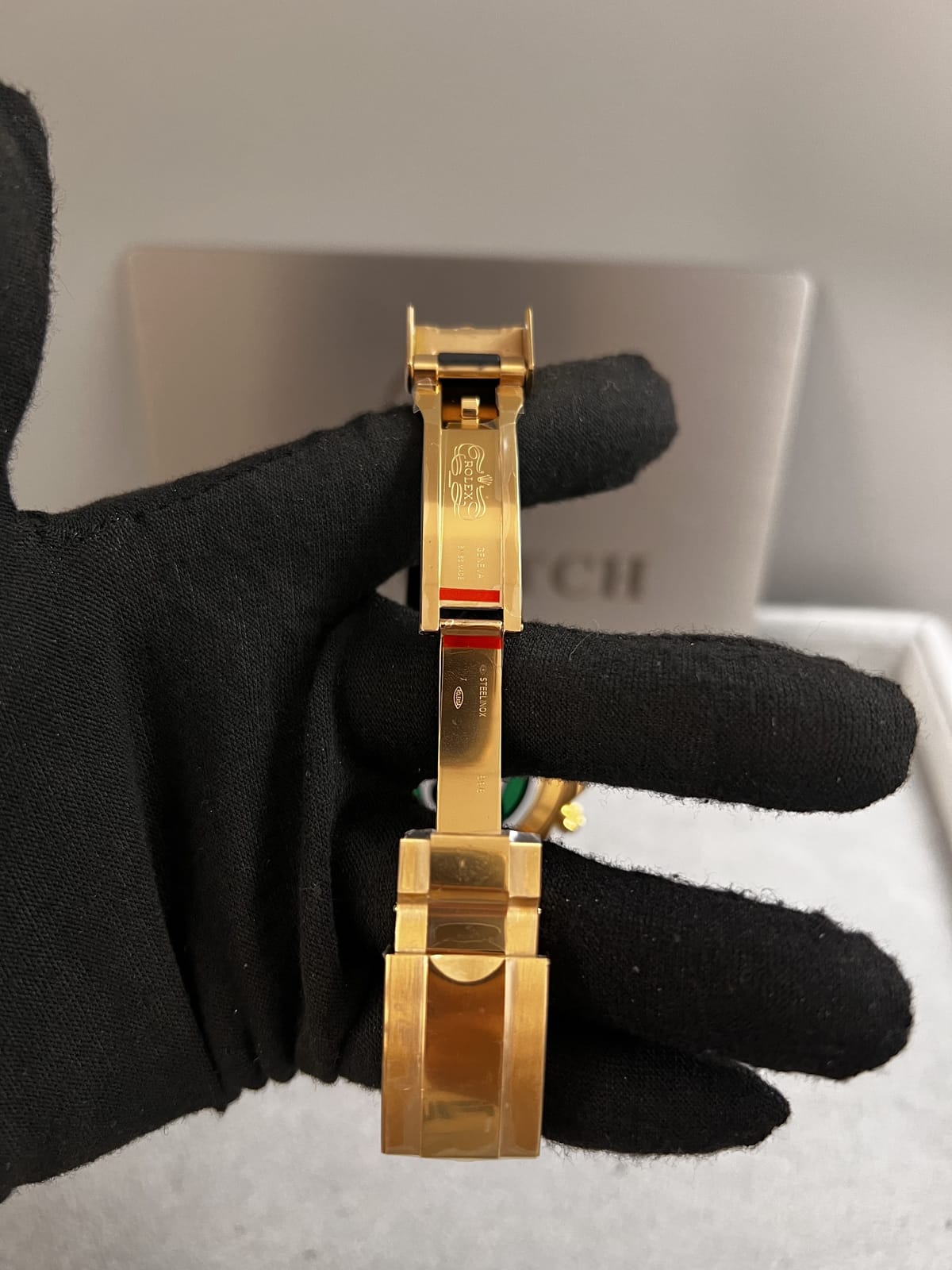 롤렉스 데이토나 금통 블루판 러버밴드 40mm 18
