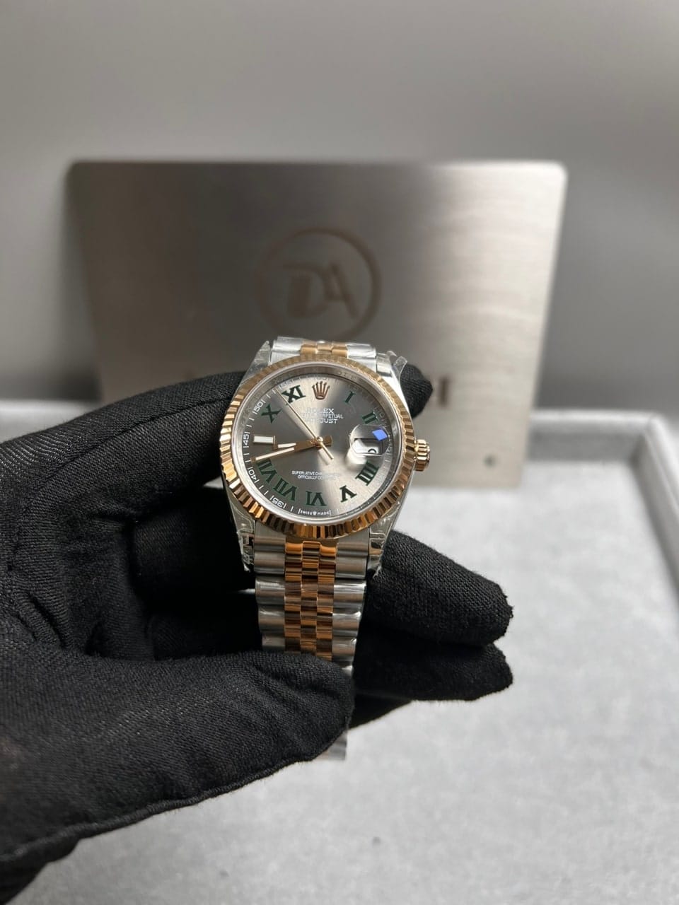 롤렉스 데이저스트 윔블던 로즈골드 콤비 36mm 5
