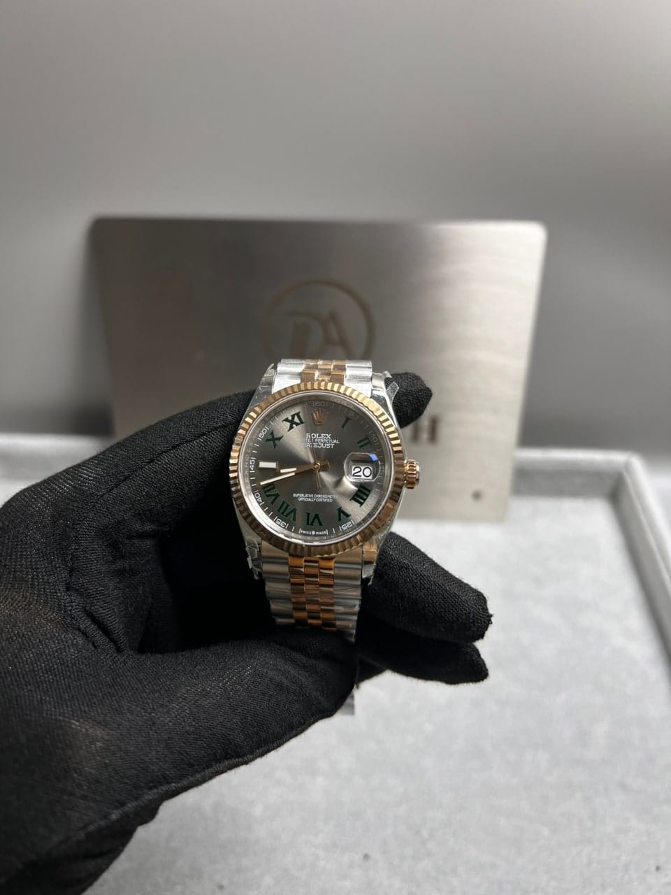 롤렉스 데이저스트 윔블던 로즈골드 콤비 36mm 10