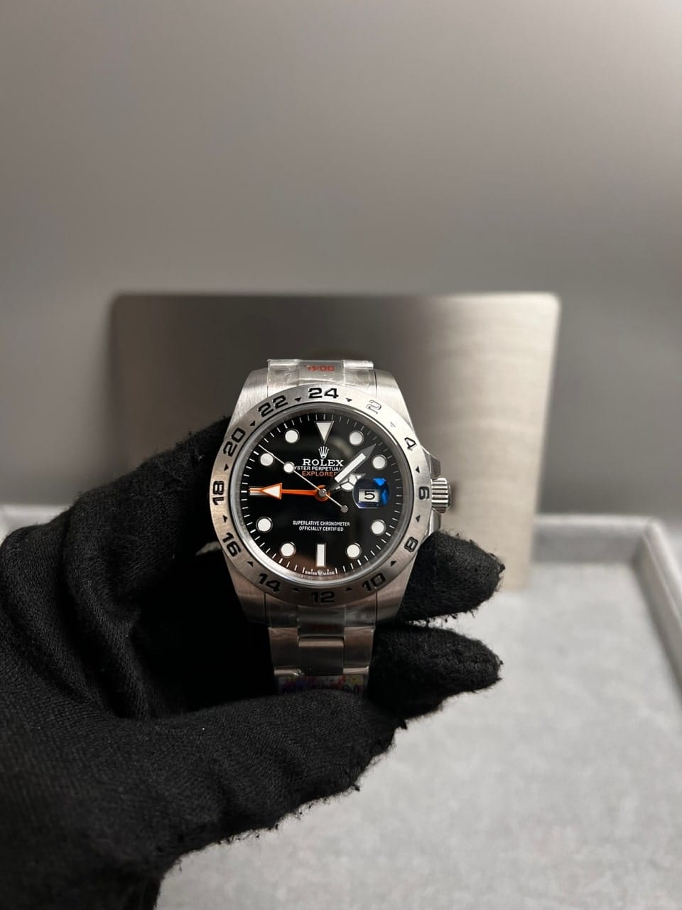 롤렉스 익스플로러 II 검판 SS 브레이슬릿 42mm 6