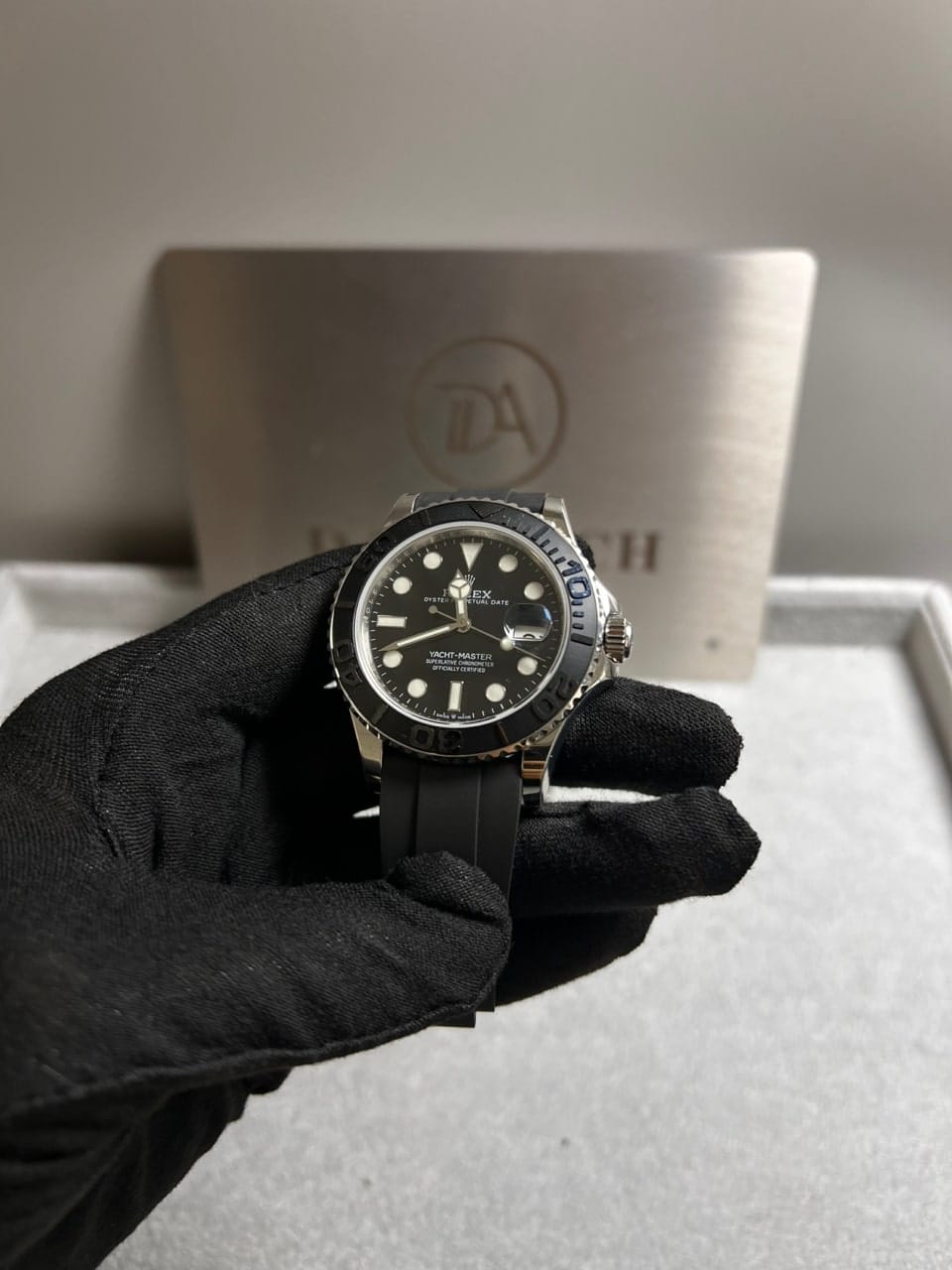 롤렉스 요트마스터1 화이트골드 검판 러버밴드 42mm 7