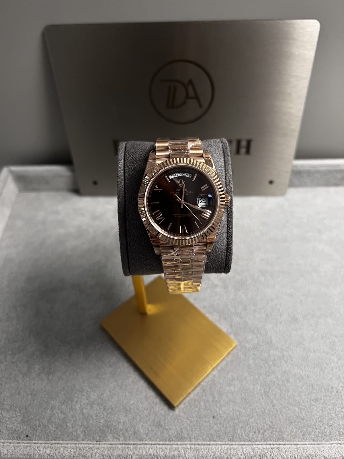 롤렉스 데이데이트 로즈골드 금통 초코판 40mm 3