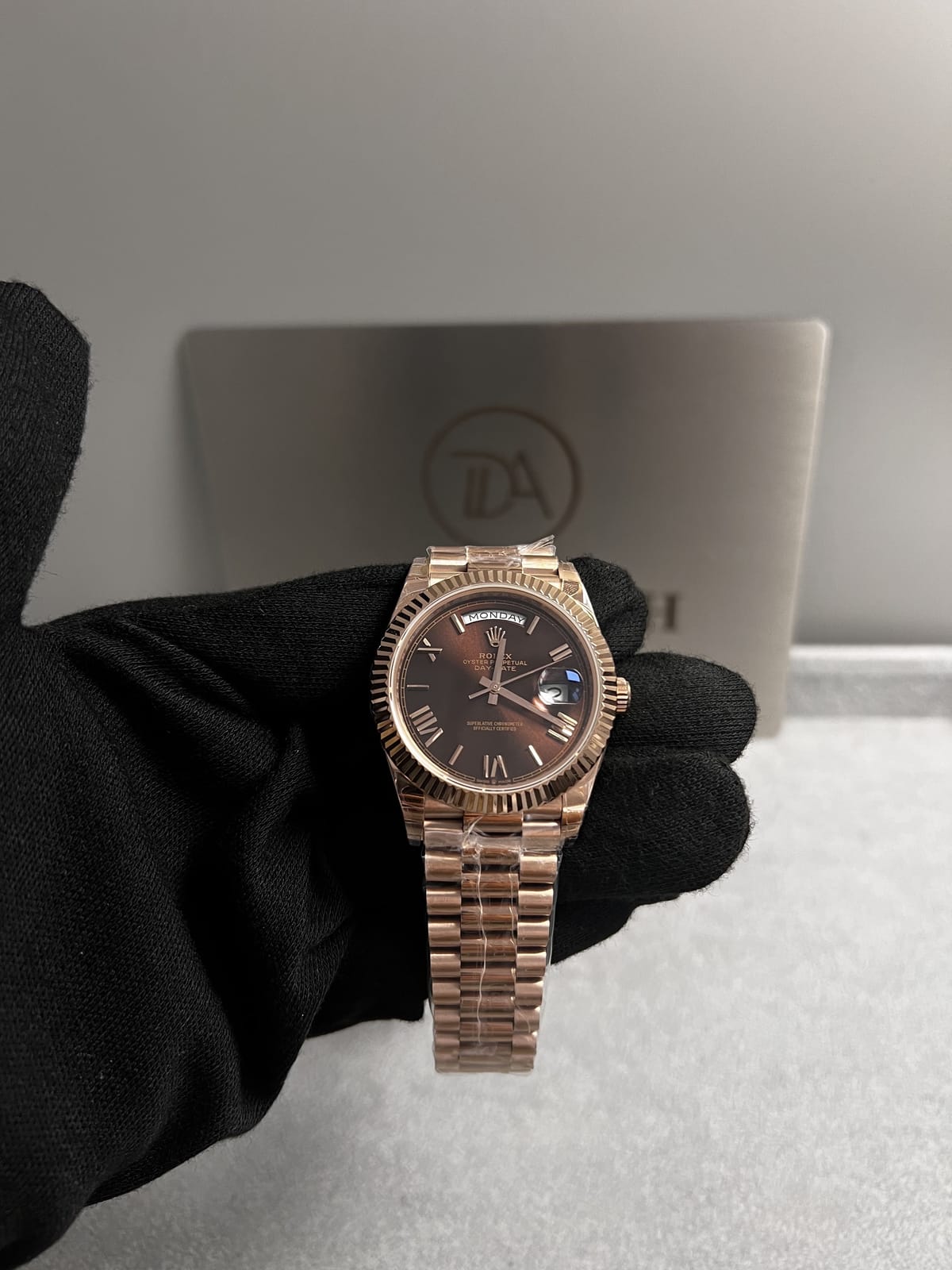 롤렉스 데이데이트 로즈골드 금통 초코판 40mm 8