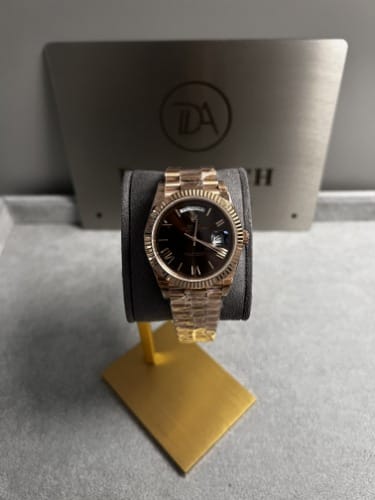 롤렉스 데이데이트 로즈골드 금통 초코판 40mm