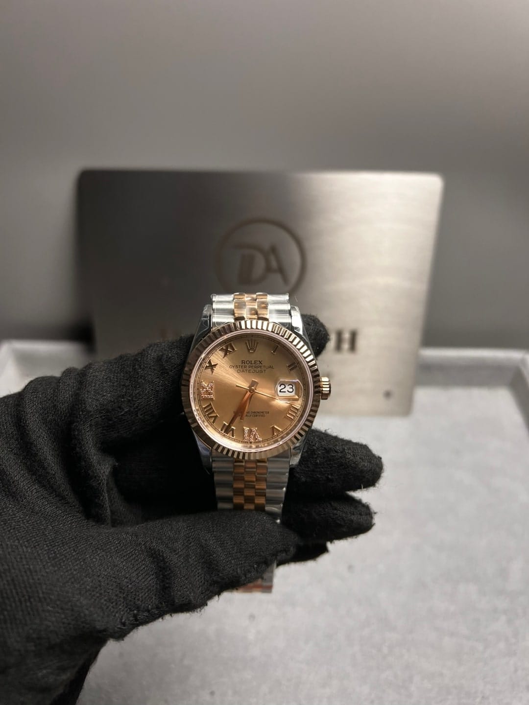 롤렉스 데이저스트 로즈골드 로만 다이얼 콤비 쥬빌레 36mm 5