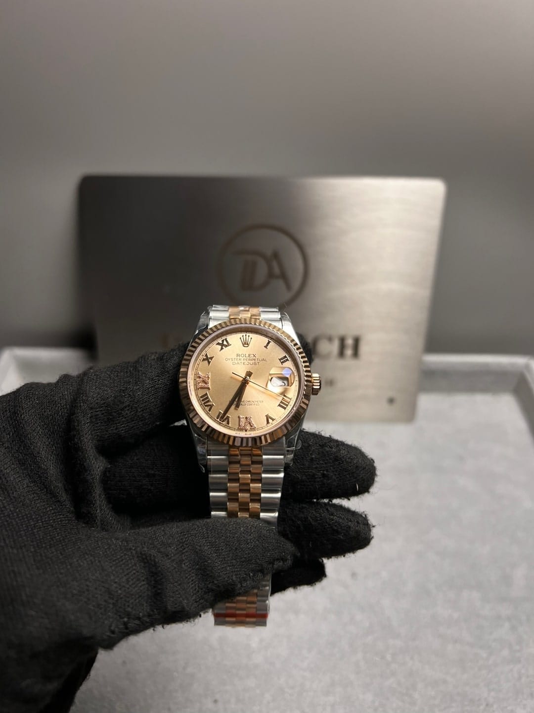롤렉스 데이저스트 로즈골드 로만 다이얼 콤비 쥬빌레 36mm 6