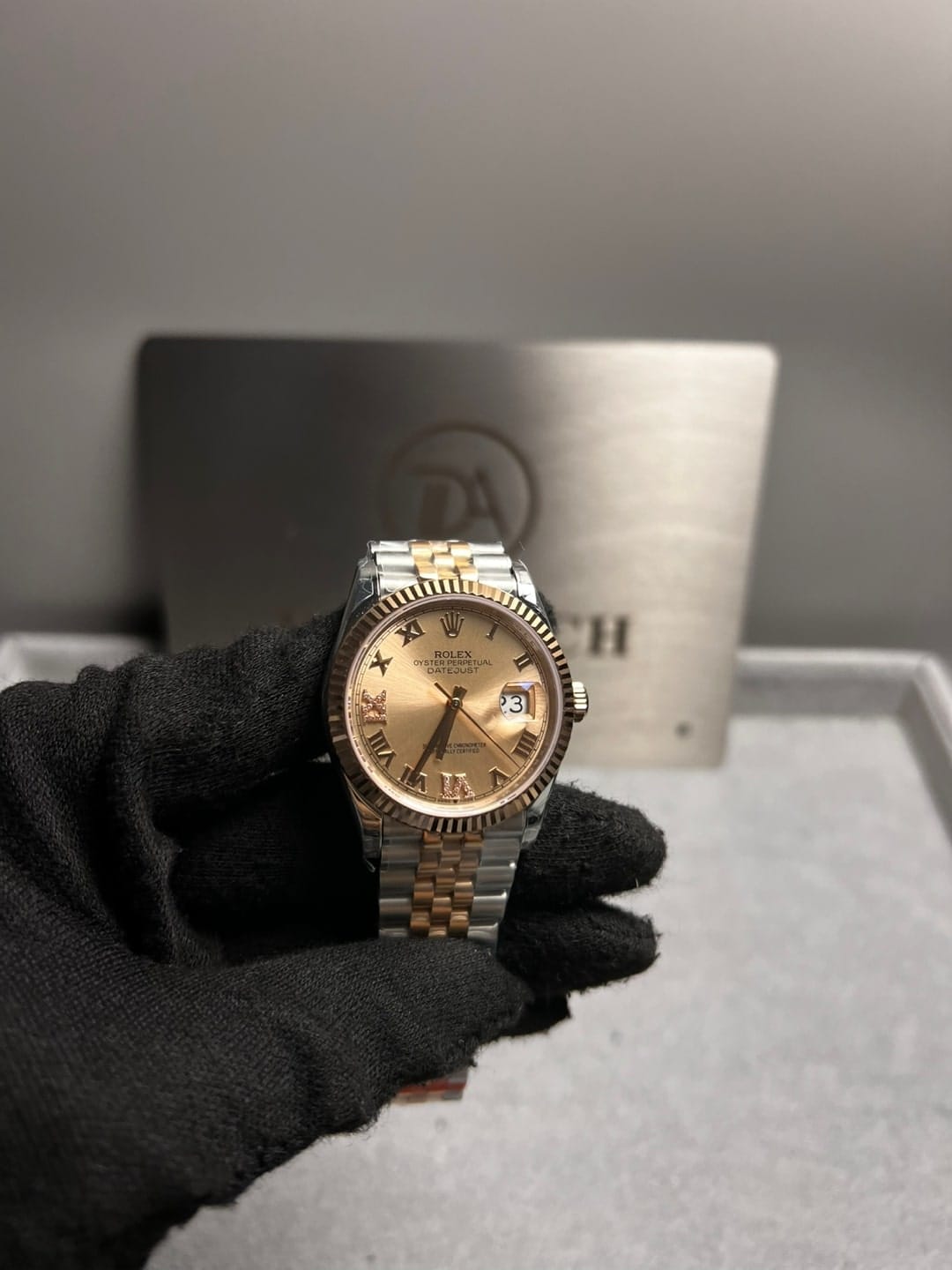 롤렉스 데이저스트 로즈골드 로만 다이얼 콤비 쥬빌레 36mm 9