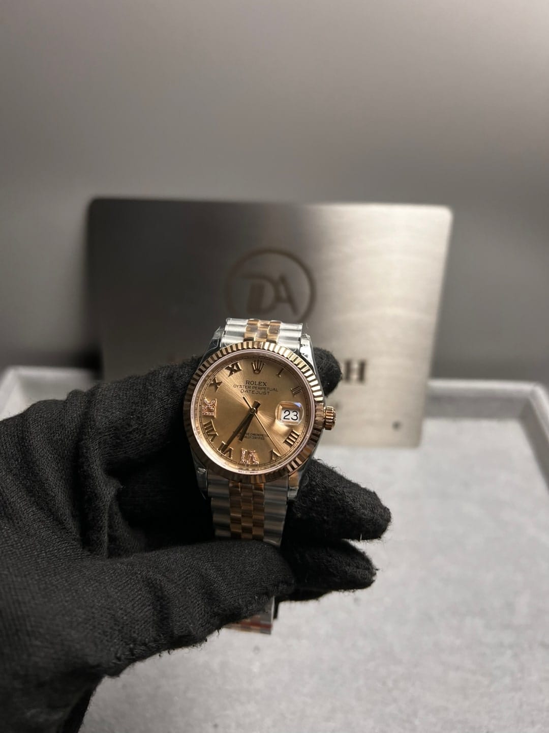 롤렉스 데이저스트 로즈골드 로만 다이얼 콤비 쥬빌레 36mm 10