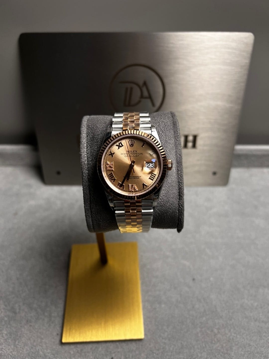 롤렉스 데이저스트 로즈골드 로만 다이얼 콤비 쥬빌레 36mm 20