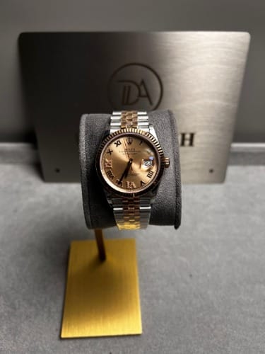 롤렉스 데이저스트 로즈골드 로만 다이얼 콤비 쥬빌레 36mm