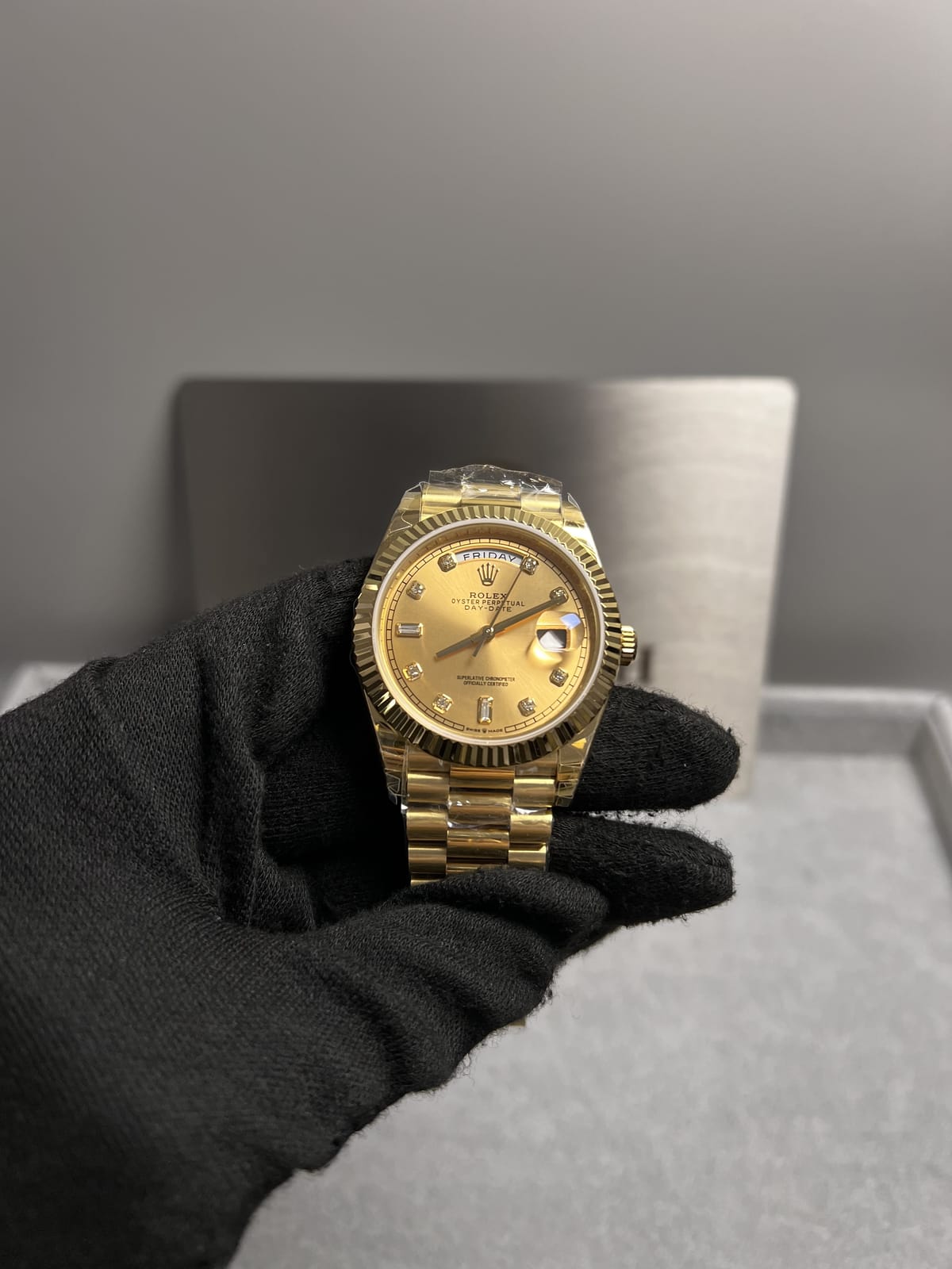롤렉스 데이데이트 샴페인골드 금통 10P 40mm 5