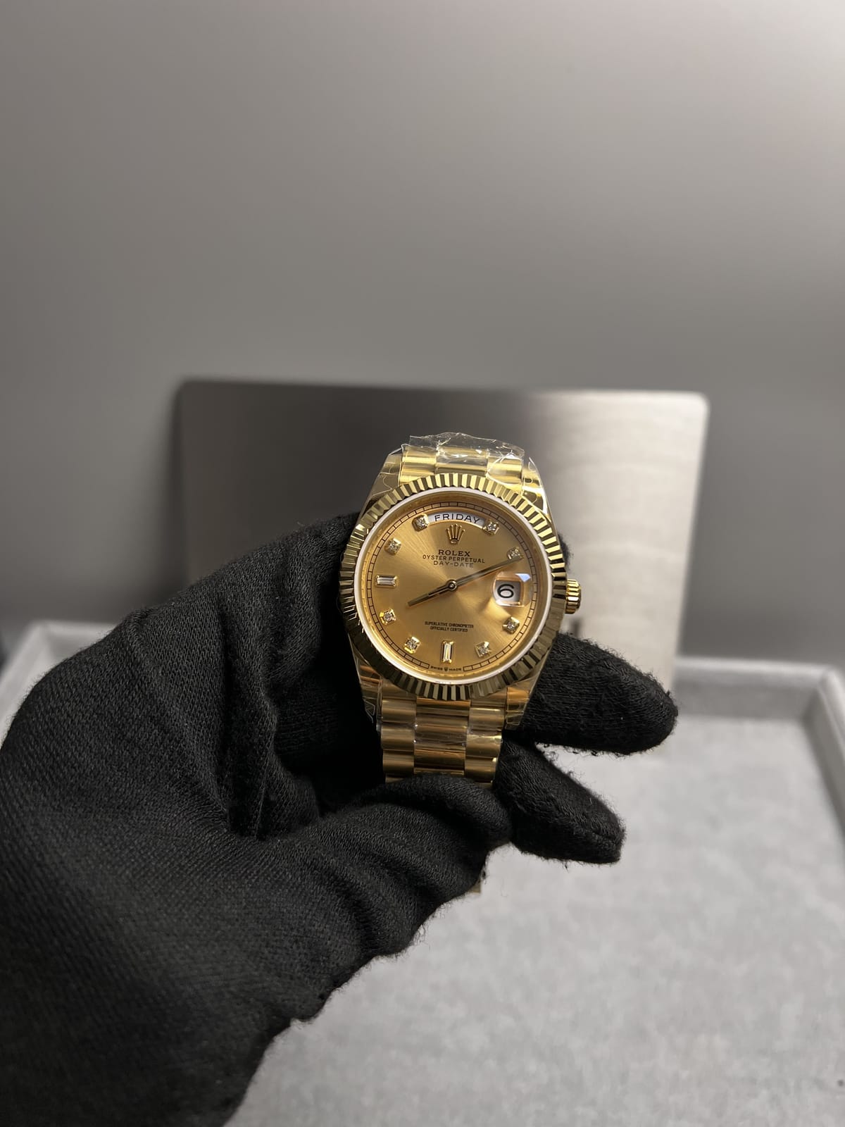 롤렉스 데이데이트 샴페인골드 금통 10P 40mm 10