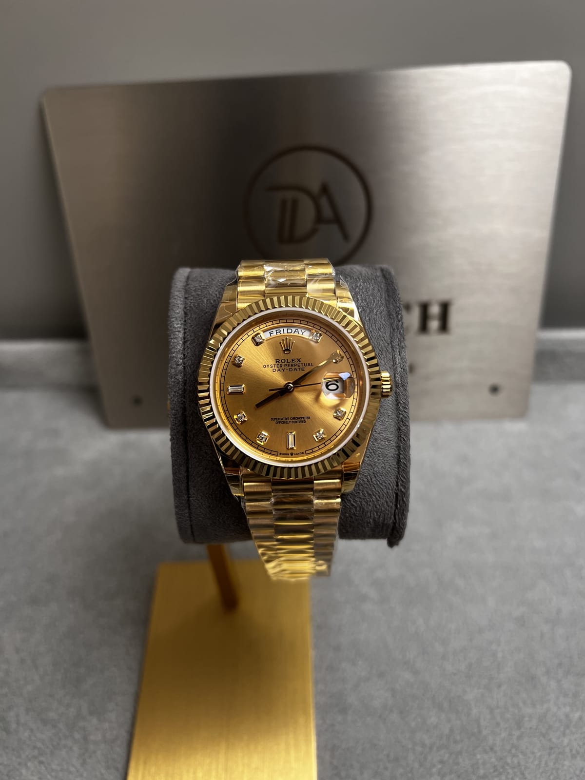 롤렉스 데이데이트 샴페인골드 금통 10P 40mm 21