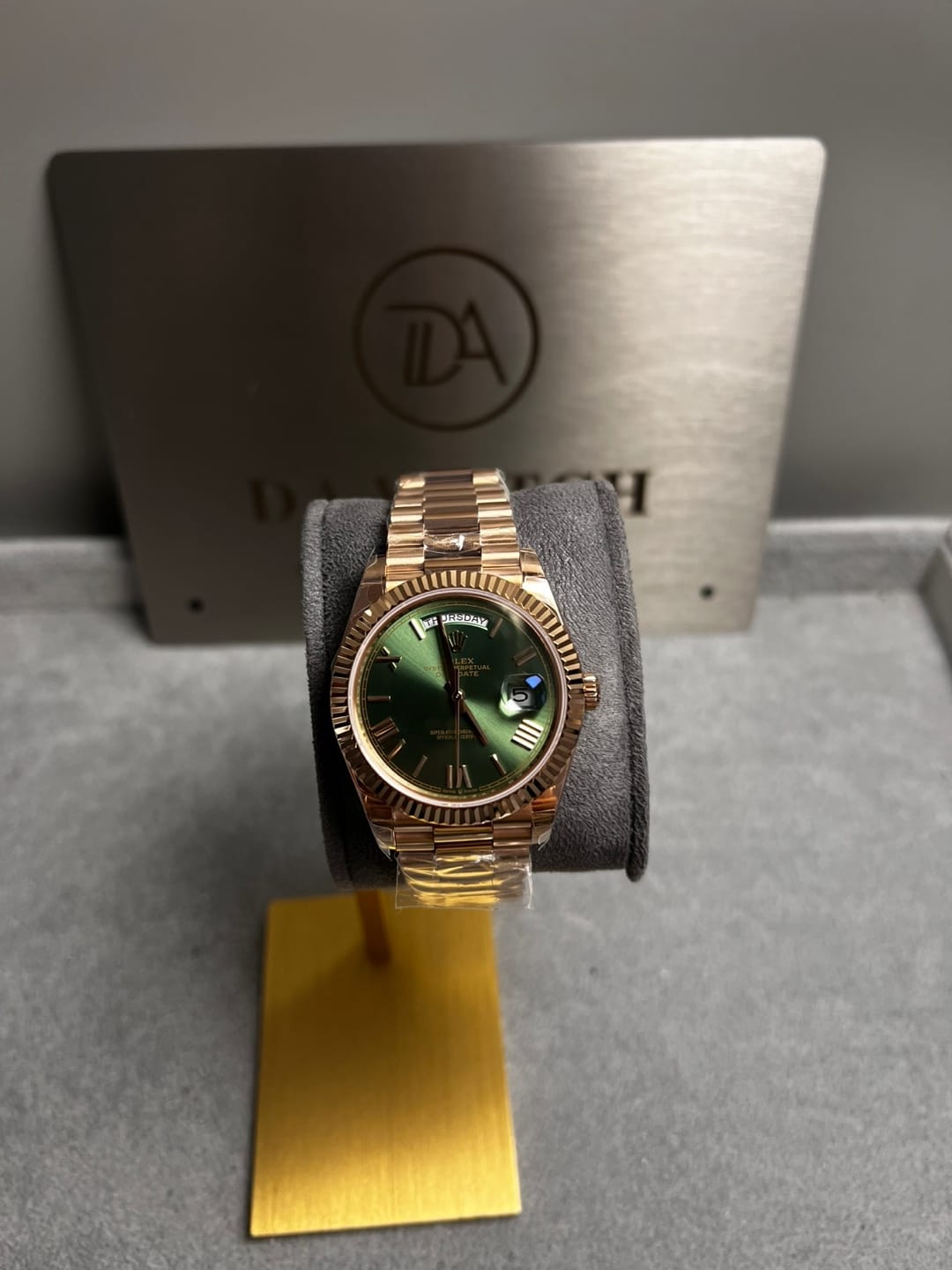 롤렉스 데이데이트 로즈골드 금통 올리브그린 40mm 3