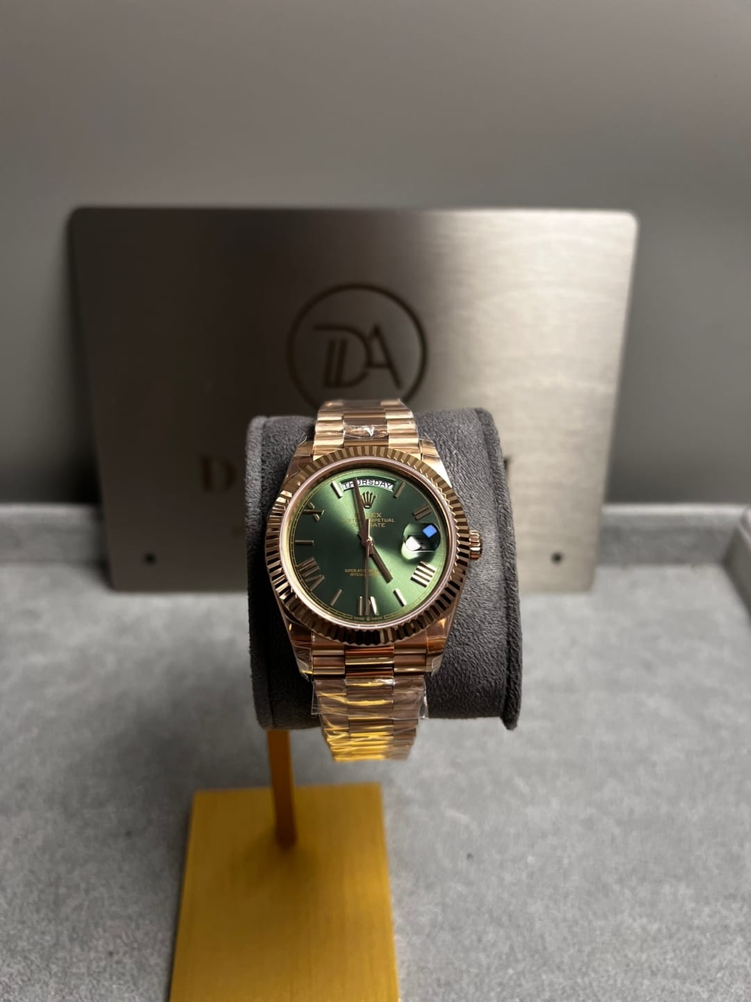 롤렉스 데이데이트 로즈골드 금통 올리브그린 40mm 4