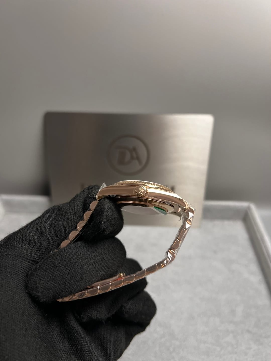 롤렉스 데이데이트 로즈골드 금통 올리브그린 40mm 14