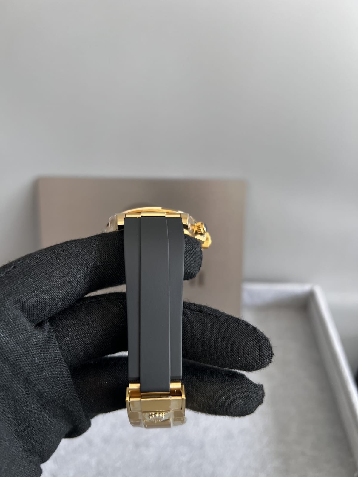 롤렉스 데이토나 옐로우골드금통 검판 러버밴드 40mm 13