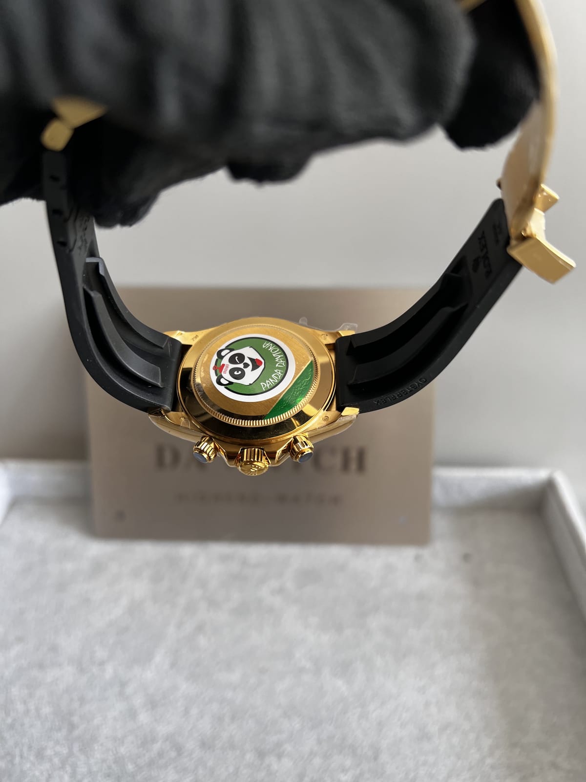 롤렉스 데이토나 옐로우골드금통 검판 러버밴드 40mm 21