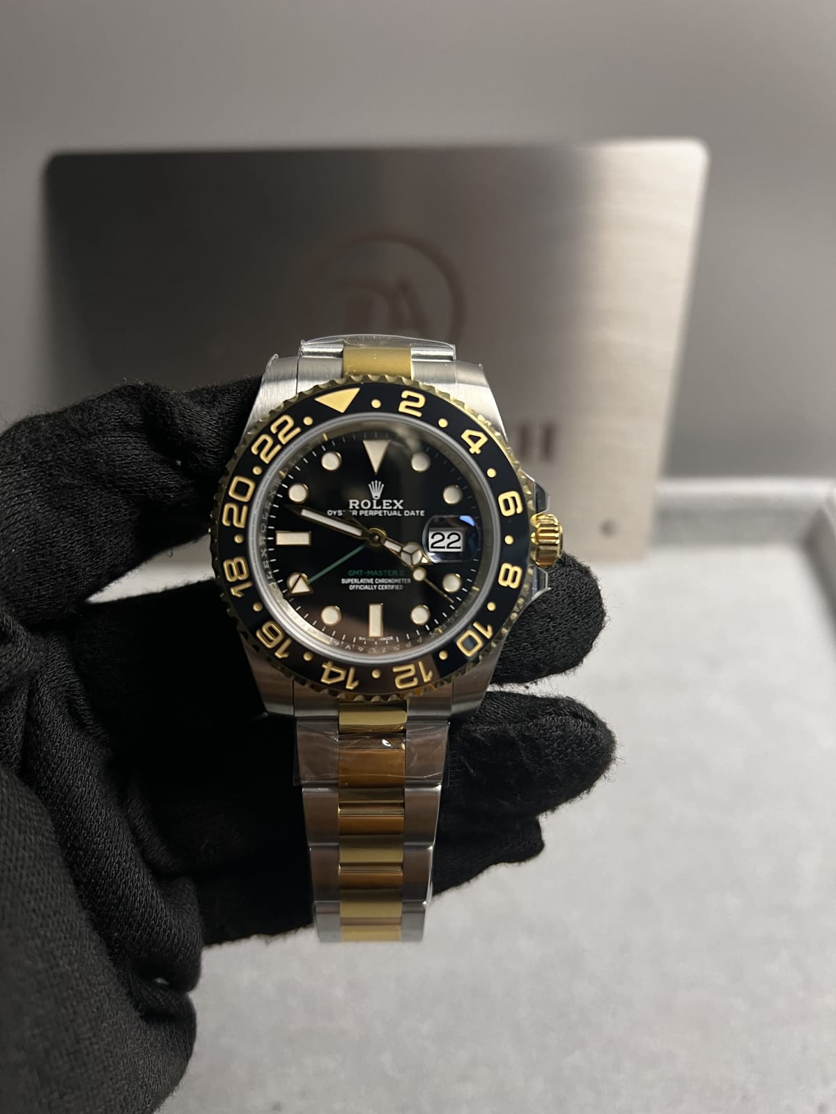 롤렉스 GMT마스터2 콤비 오이스터 검판 40mm 4
