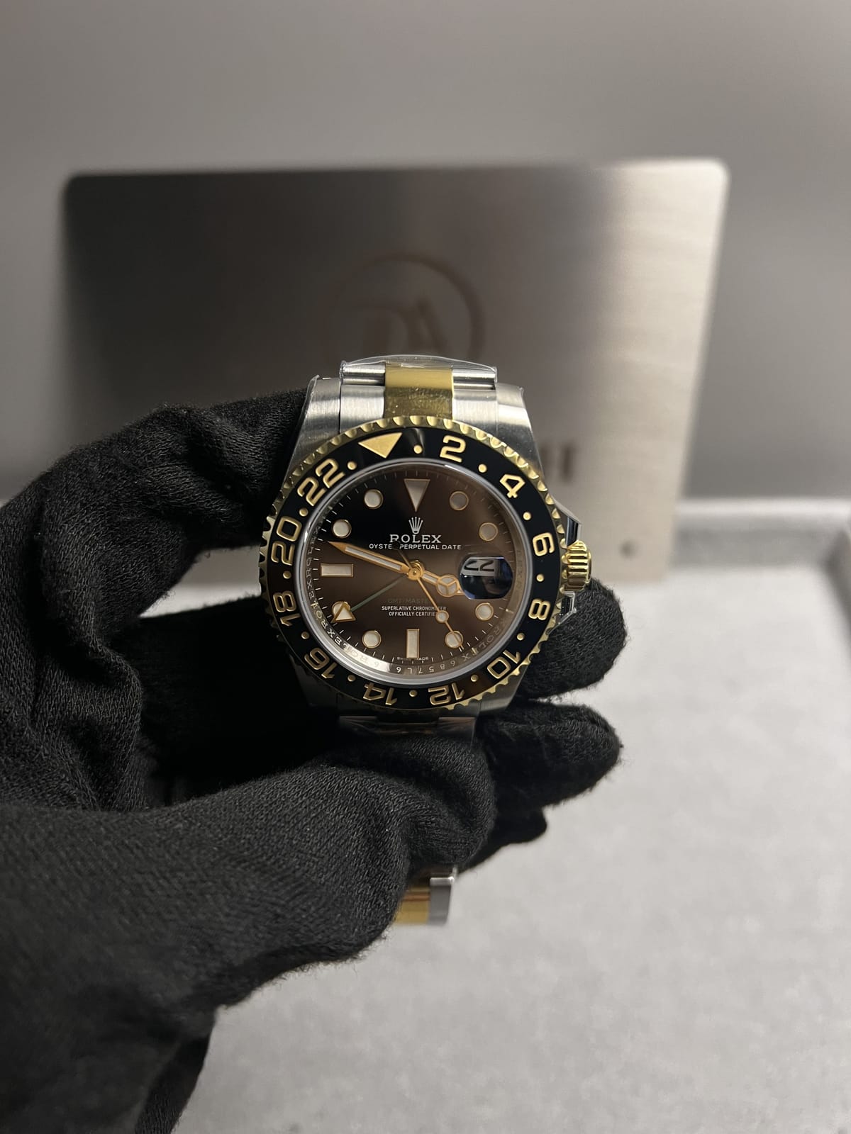 롤렉스 GMT마스터2 콤비 오이스터 검판 40mm 6