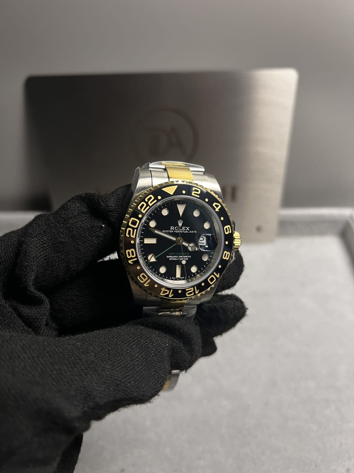 롤렉스 GMT마스터2 콤비 오이스터 검판 40mm 9