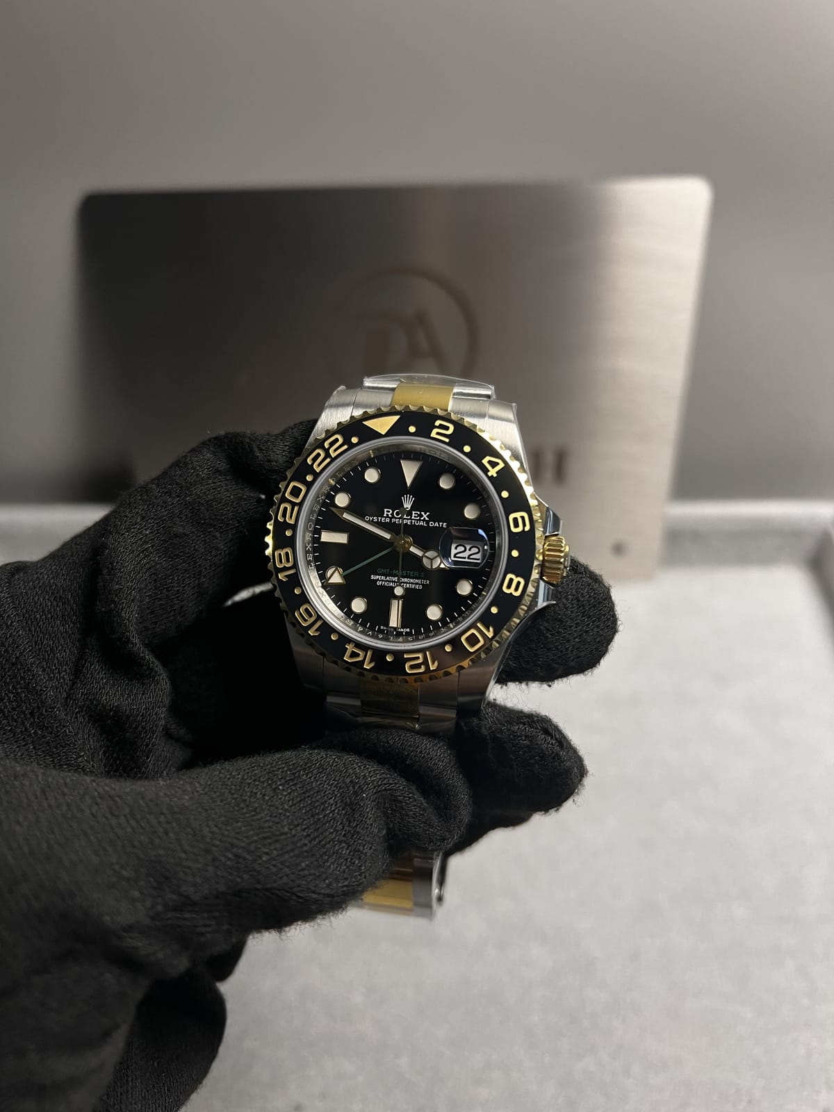 롤렉스 GMT마스터2 콤비 오이스터 검판 40mm 10