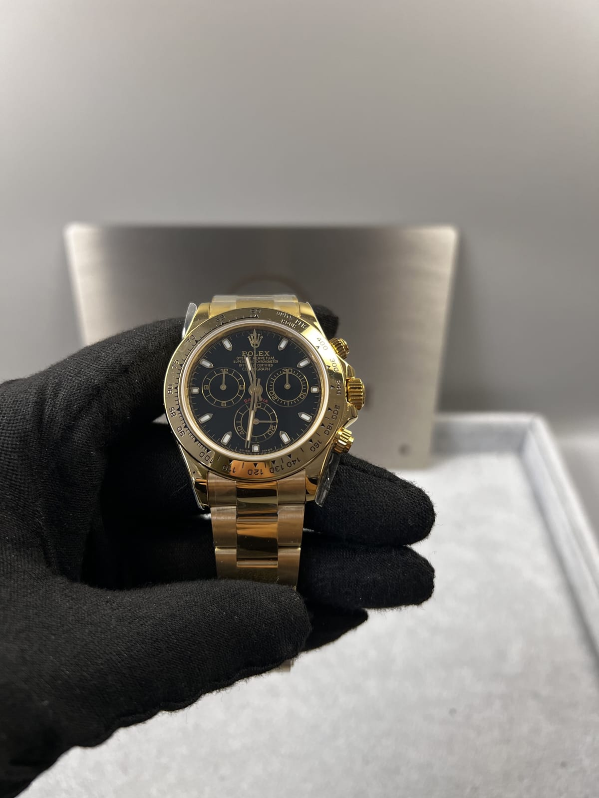 롤렉스 데이토나 옐로우골드 금통 검판 40mm 5