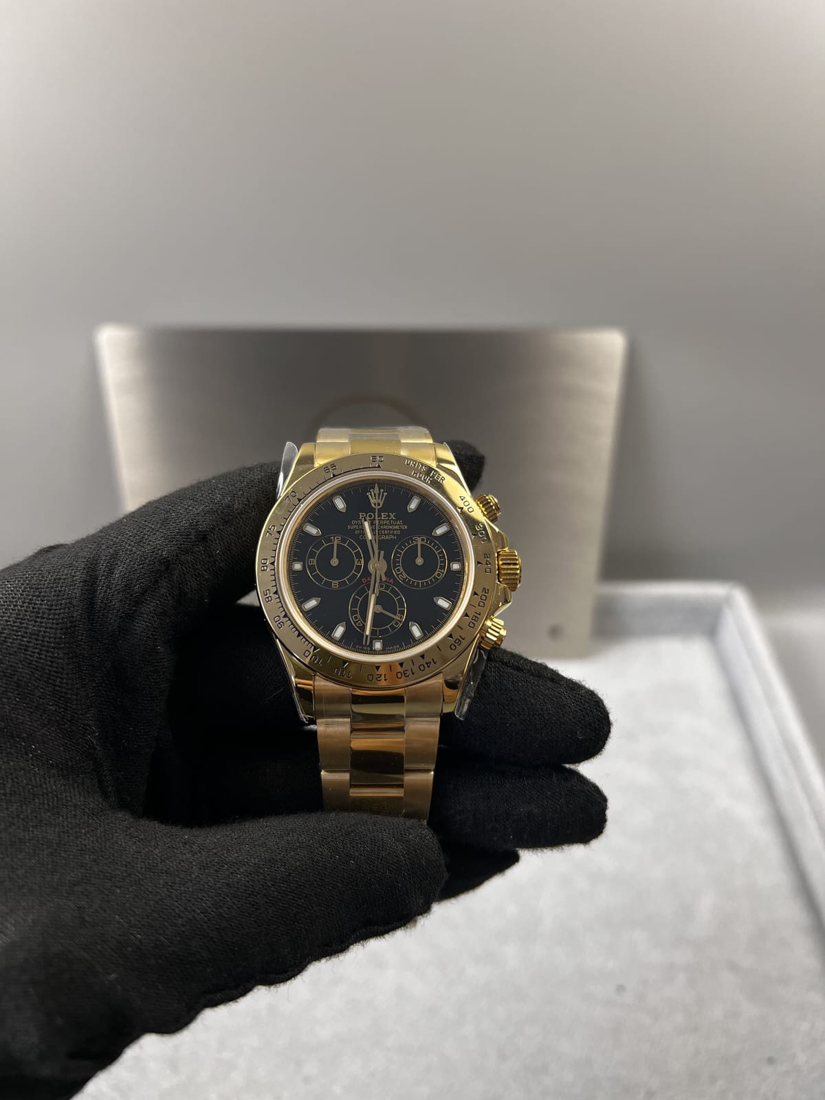 롤렉스 데이토나 옐로우골드 금통 검판 40mm 6