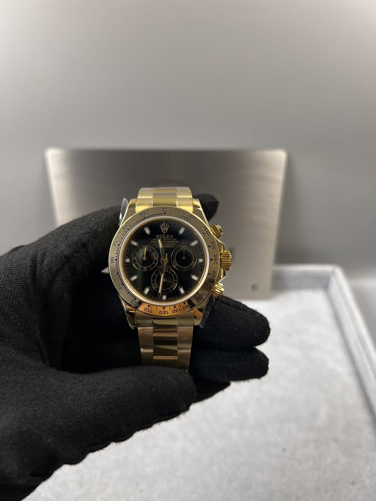 롤렉스 데이토나 옐로우골드 금통 검판 40mm 7