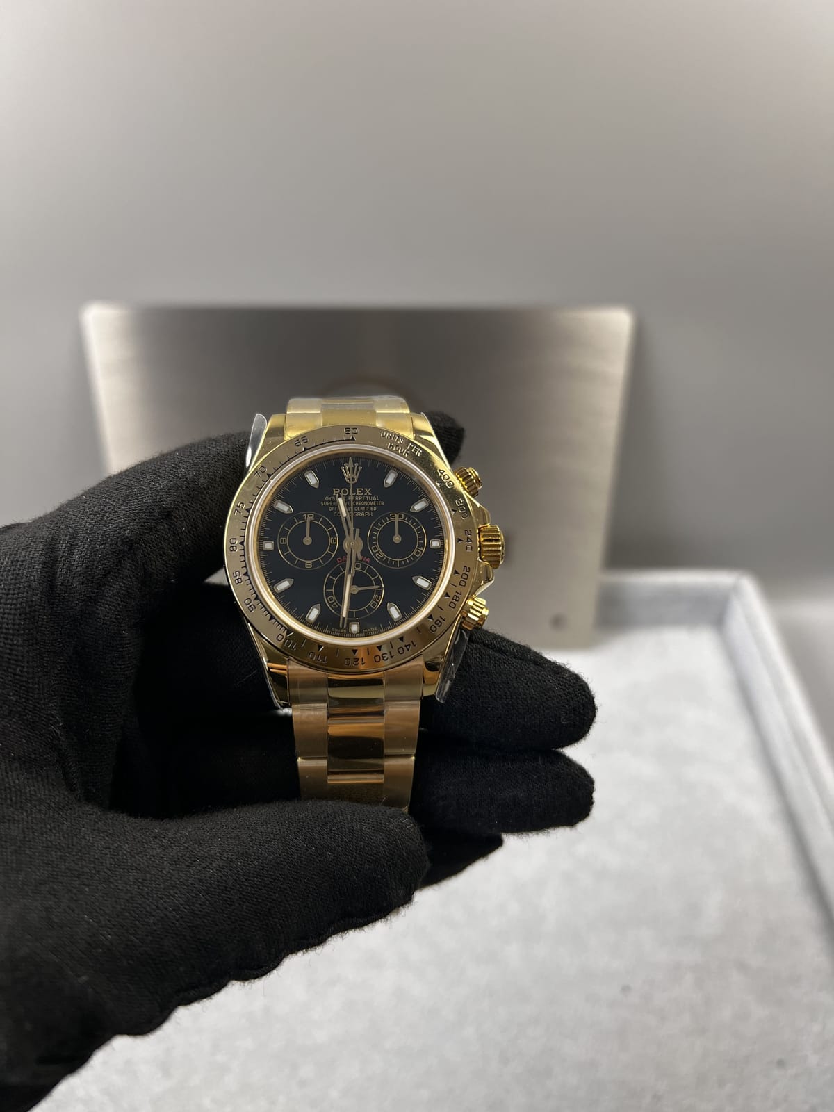 롤렉스 데이토나 옐로우골드 금통 검판 40mm 8