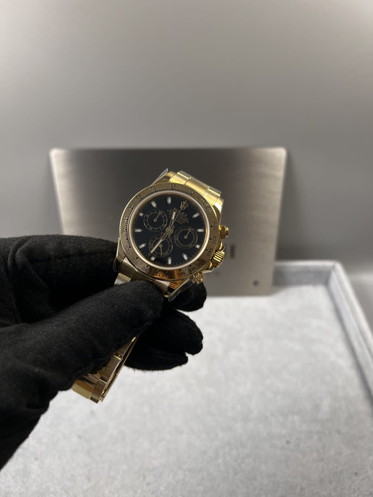 롤렉스 데이토나 옐로우골드 금통 검판 40mm 12