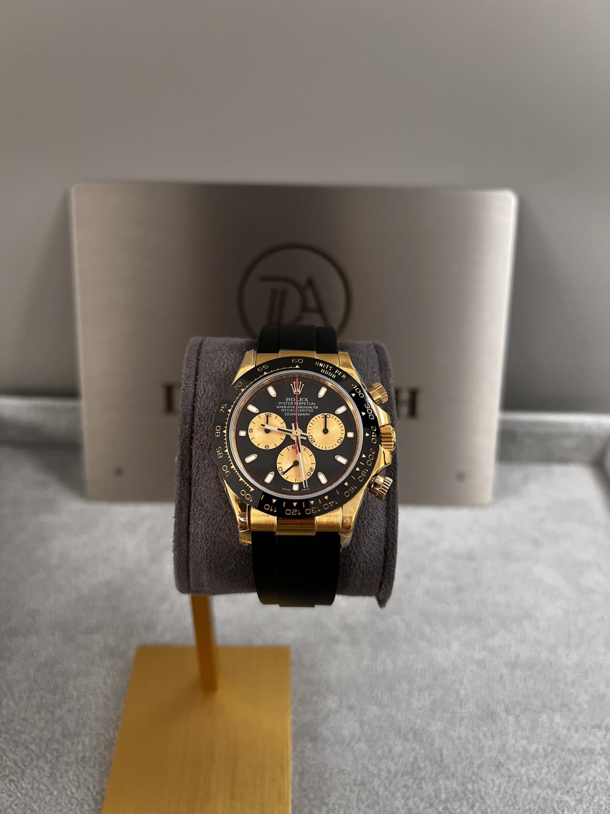 롤렉스 데이토나 옐로우골드 금통 검판 러버밴드 40mm 3