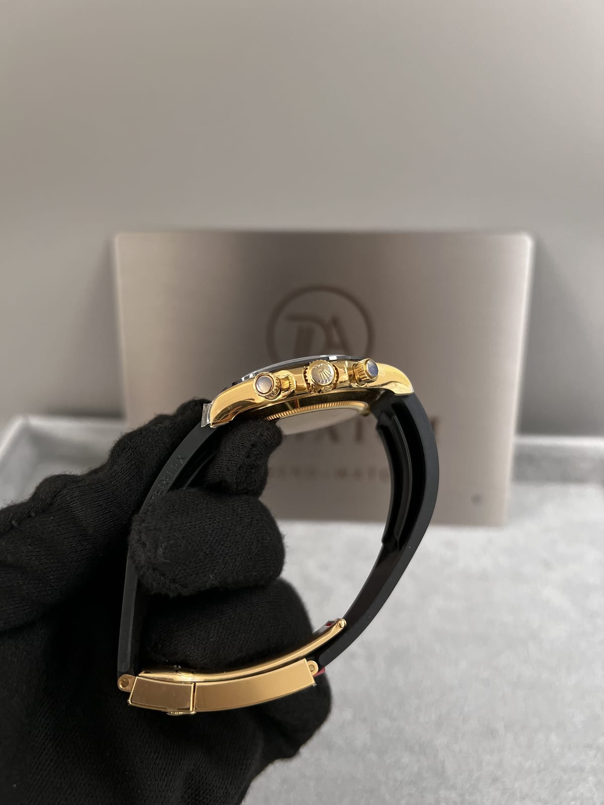 롤렉스 데이토나 옐로우골드 금통 검판 러버밴드 40mm 13