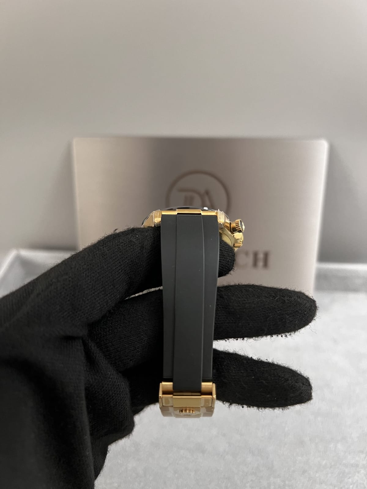 롤렉스 데이토나 옐로우골드 금통 검판 러버밴드 40mm 14