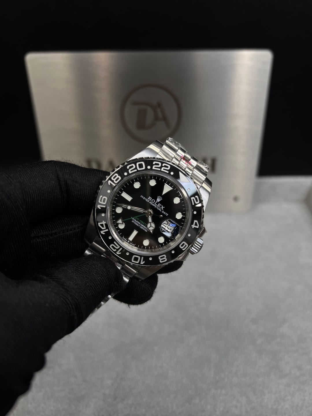 롤렉스 GMT마스터2 스틸 검판 쥬빌레 40mm 12