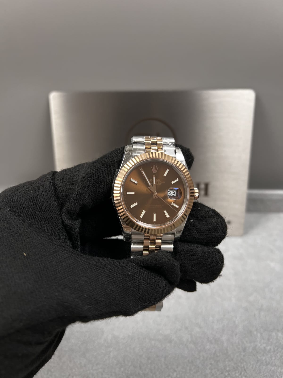 롤렉스 데이저스트 초코판 콤비 41mm 9