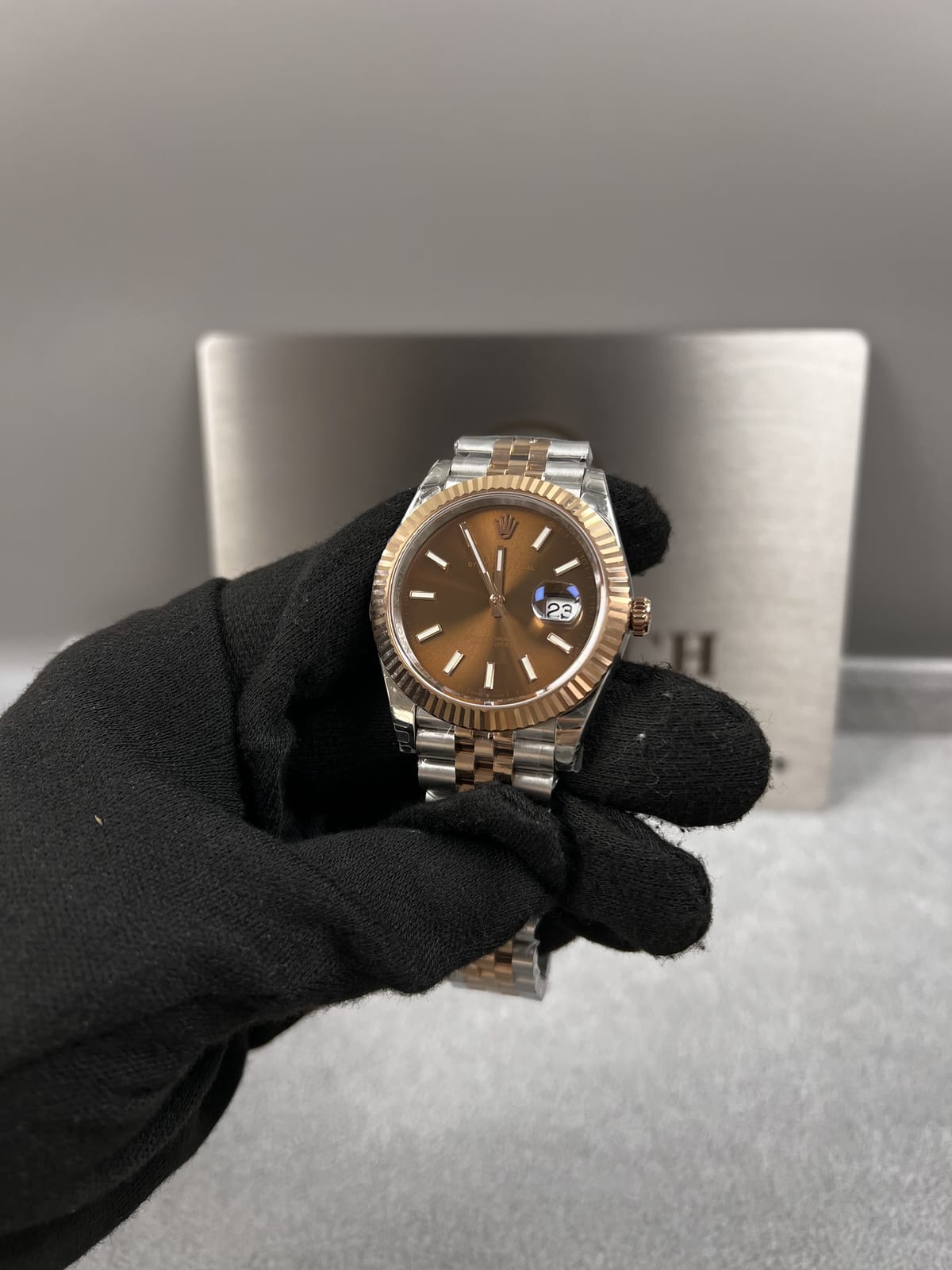 롤렉스 데이저스트 초코판 콤비 41mm 10