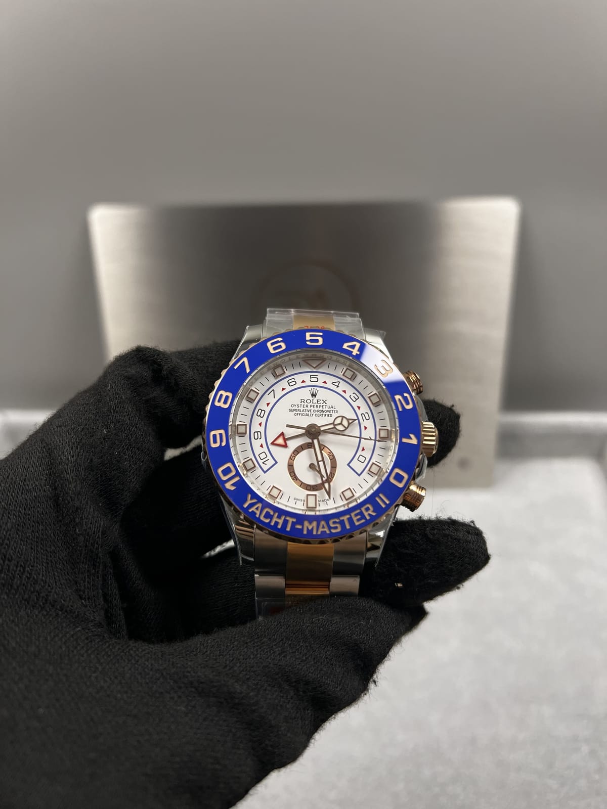 롤렉스 요트마스터2 로즈골드 콤비(벤츠핸즈) 44mm 5