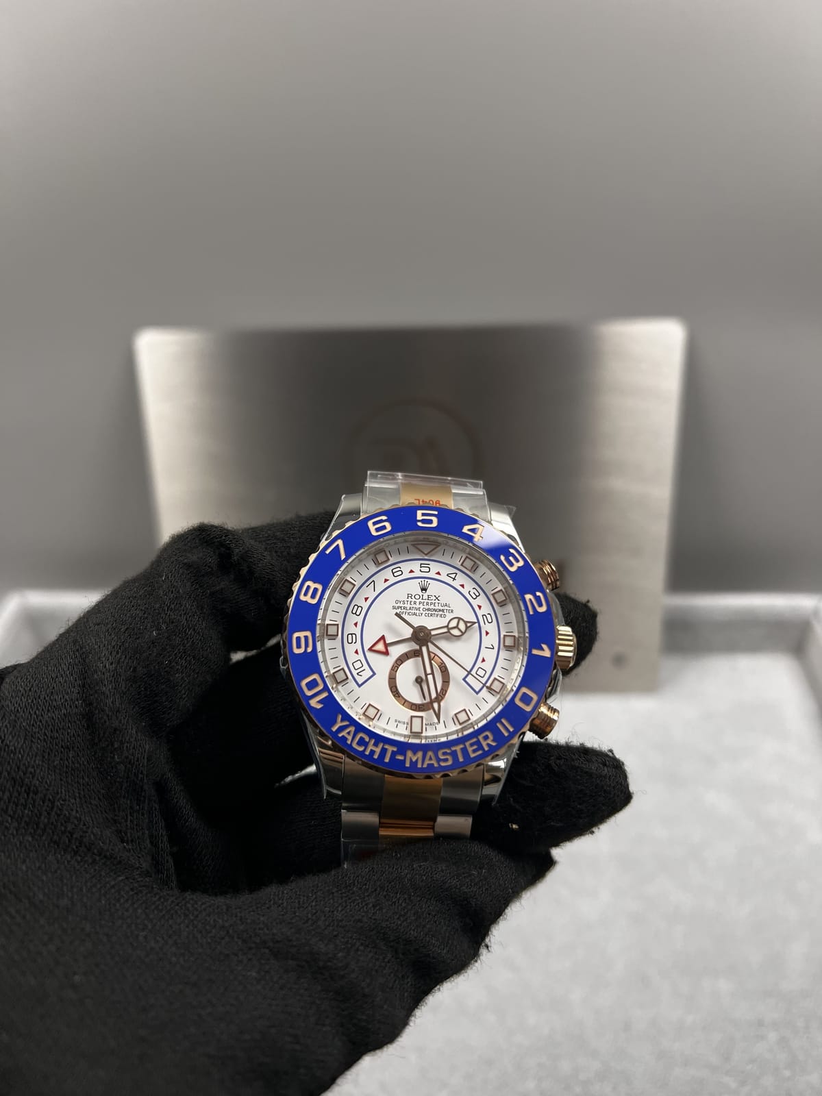 롤렉스 요트마스터2 로즈골드 콤비(벤츠핸즈) 44mm 8