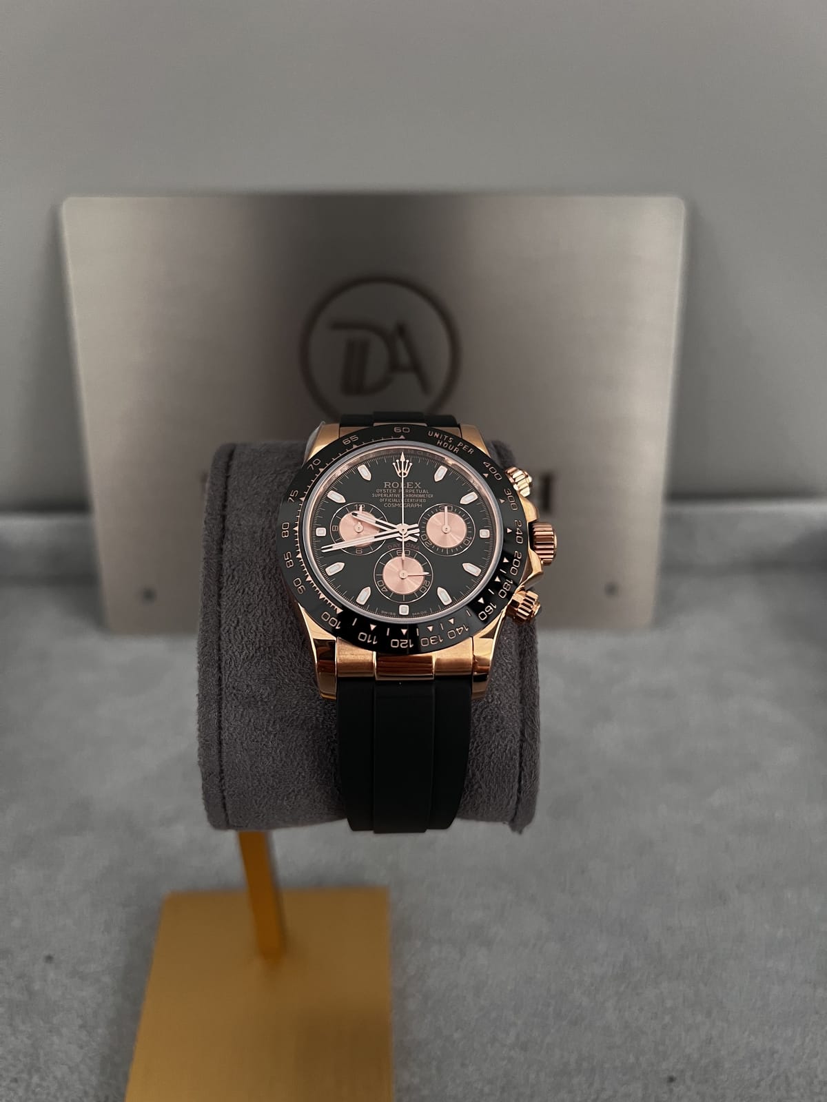 롤렉스 데이토나 로즈골드 금통 검판 러버밴드 40mm 3
