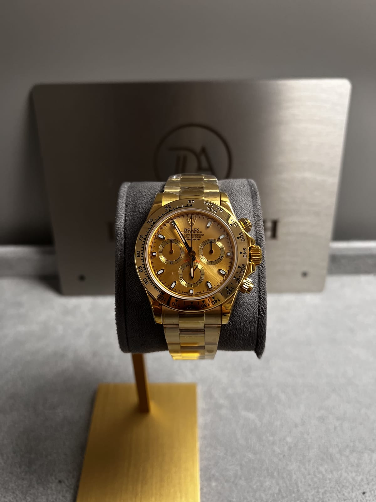 롤렉스 데이토나 옐로우골드 금통 골드다이얼 40mm 3