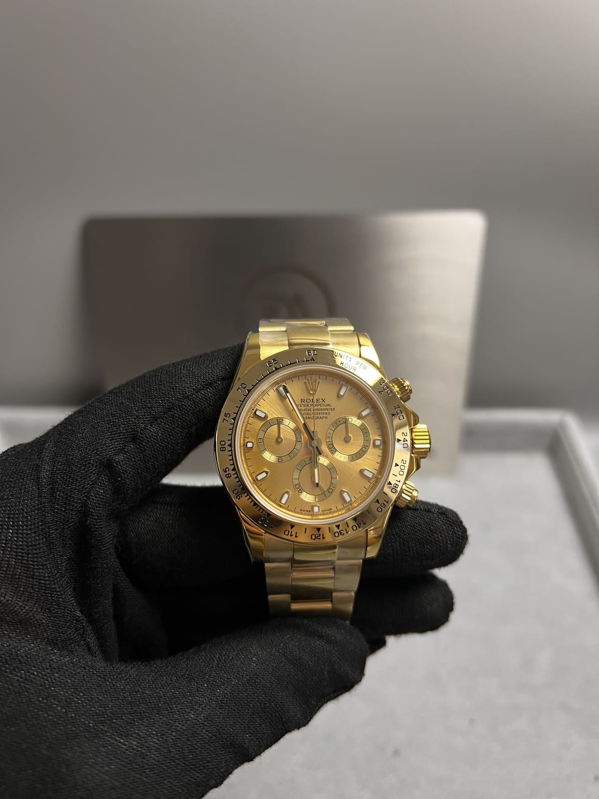 롤렉스 데이토나 옐로우골드 금통 골드다이얼 40mm 8