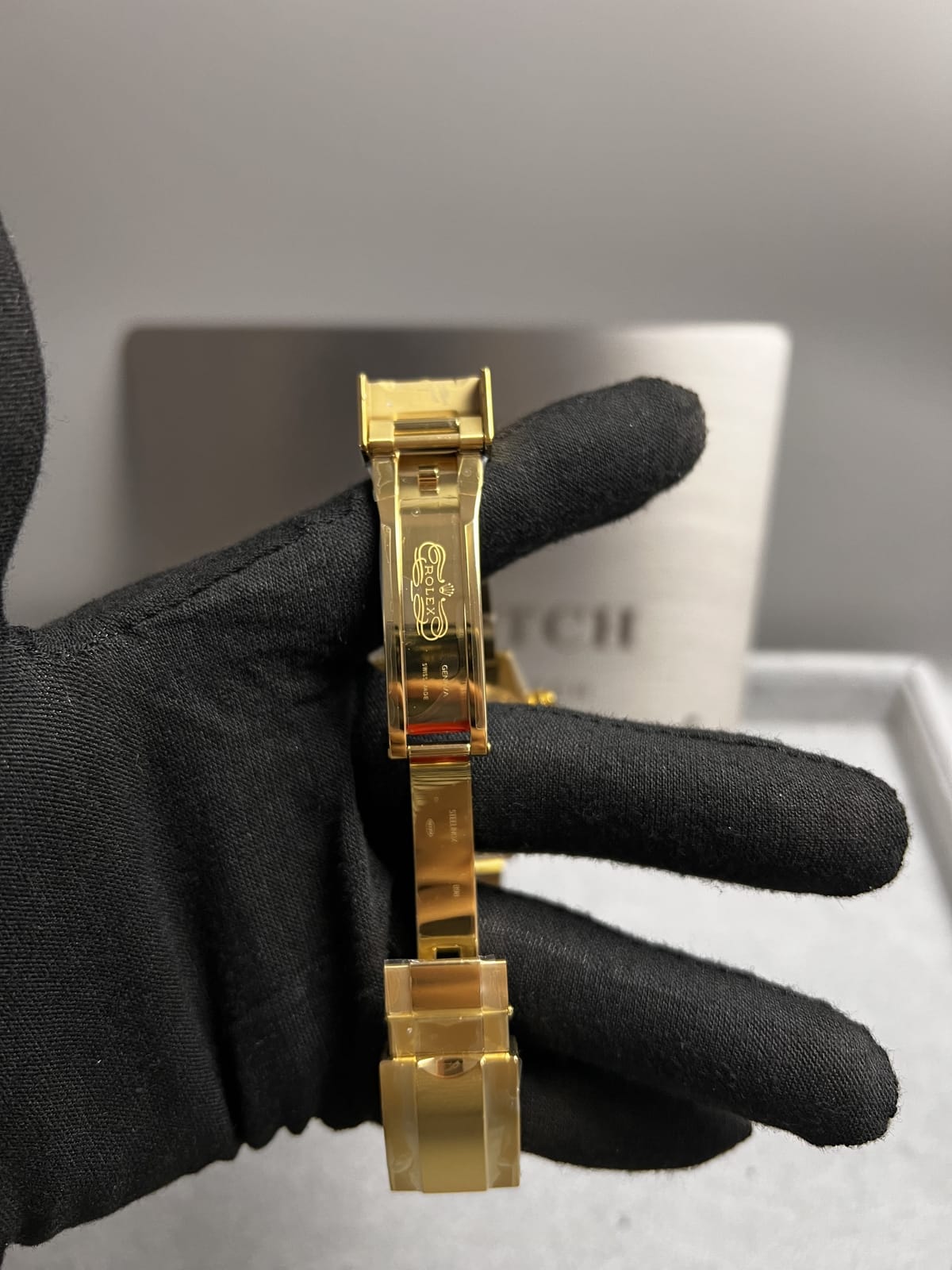 롤렉스 데이토나 옐로우골드 금통 골드다이얼 40mm 17
