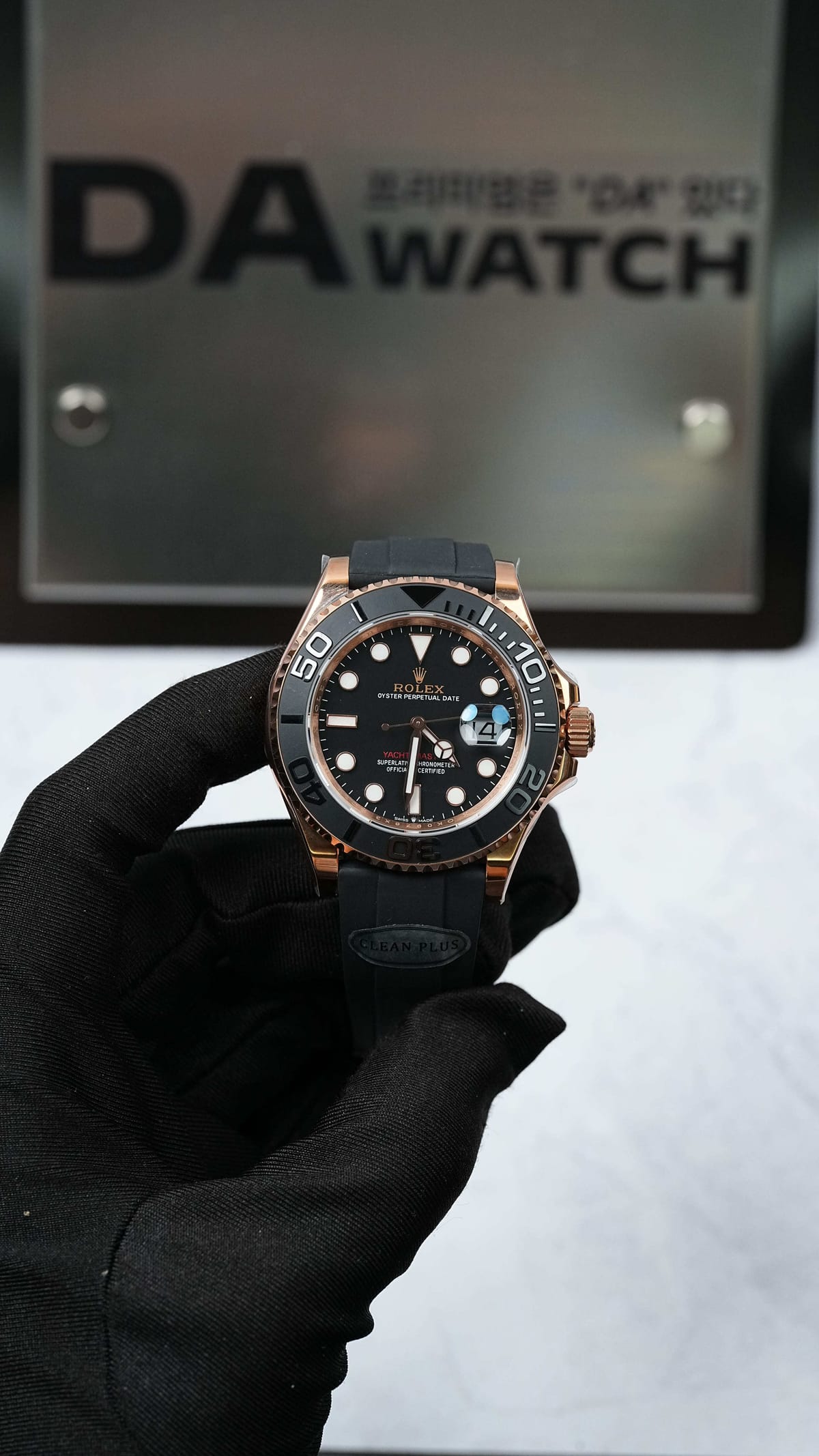 롤렉스 요트마스터1 로즈골드 금통 러버밴드 40mm 3