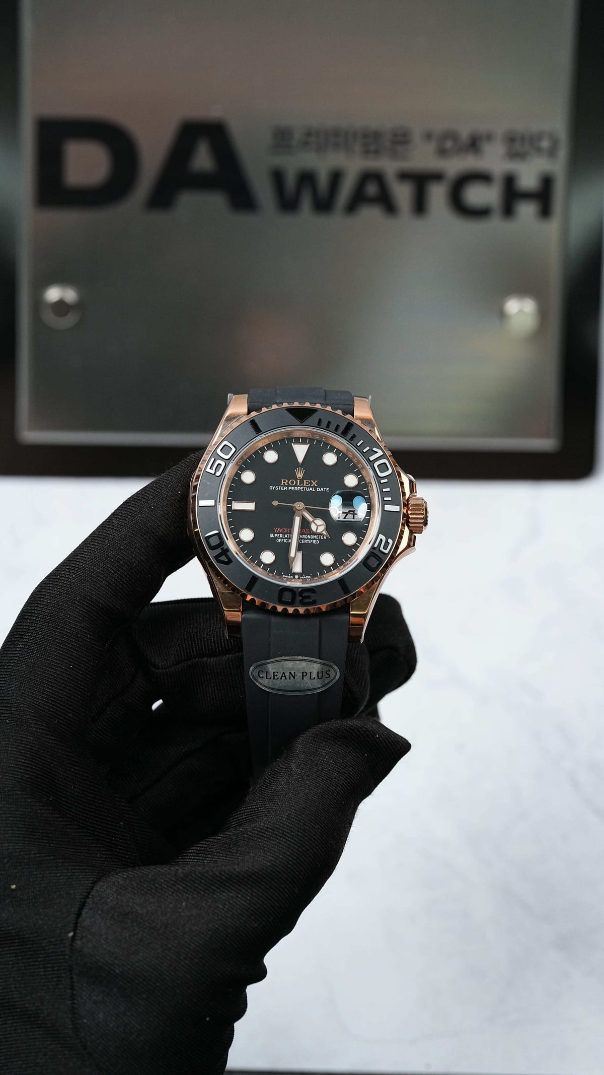 롤렉스 요트마스터1 로즈골드 금통 러버밴드 40mm 4