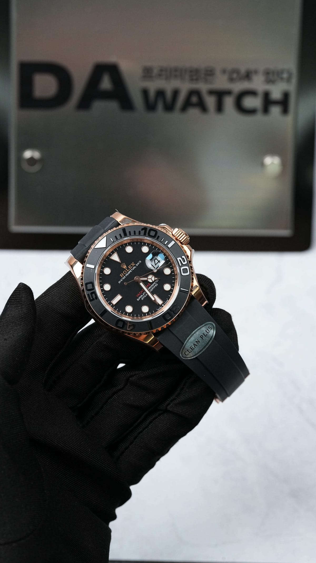 롤렉스 요트마스터1 로즈골드 금통 러버밴드 40mm 5